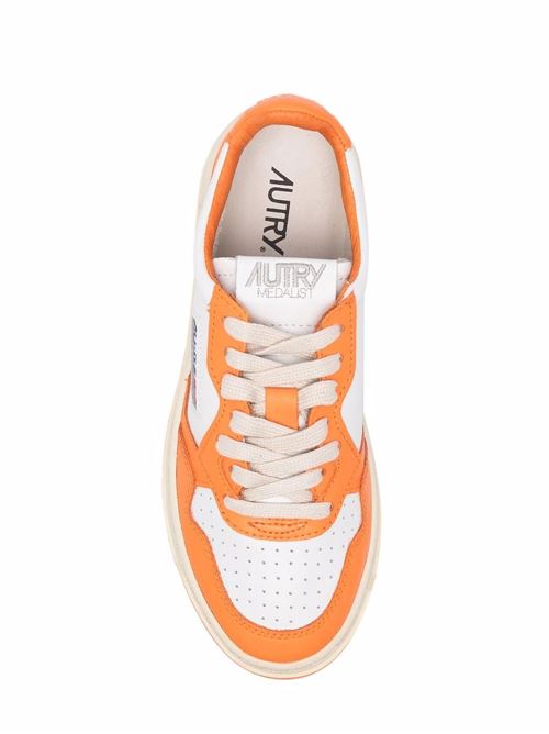 Action Medalist low-top sneakers Autry | AULWWB06WHT/ORANGE