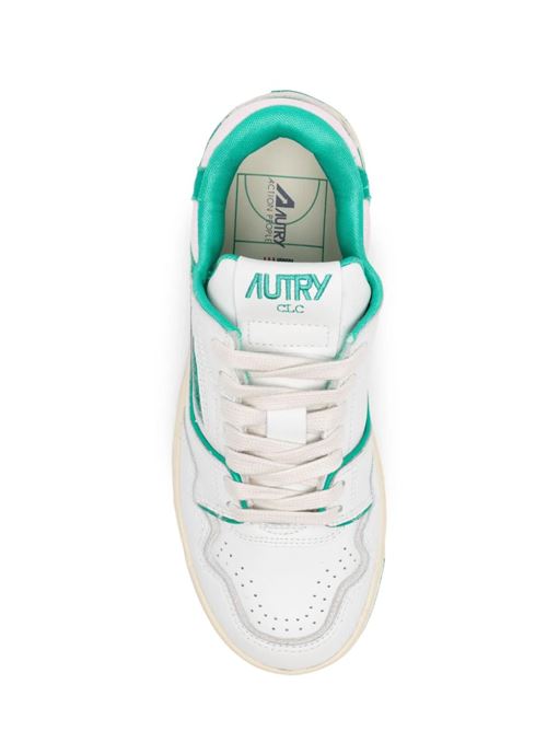 White/parakeet green/light sneaker Autry | ROLWMM26WHT/EMRLD/BLSBRID