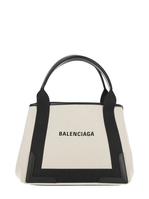 CABAS NAVY WOMEN'S HANDBAG IN BEIGE Balenciaga | 3399332HH3N9260