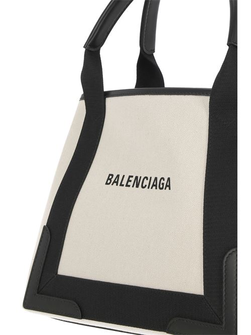 BORSETTA CABAS NAVY DA DONNA IN BEIGE Balenciaga | 3399332HH3N9260