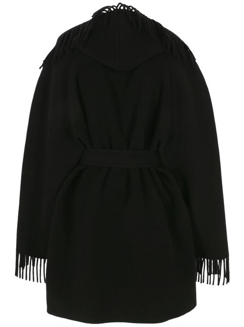 Wrap coat with fringes BALENCIAGA | 772968TPU041000