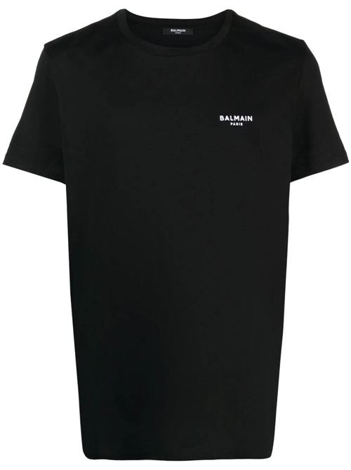 Black men's t-shirt BALMAIN | CH0EF000BB04EAB