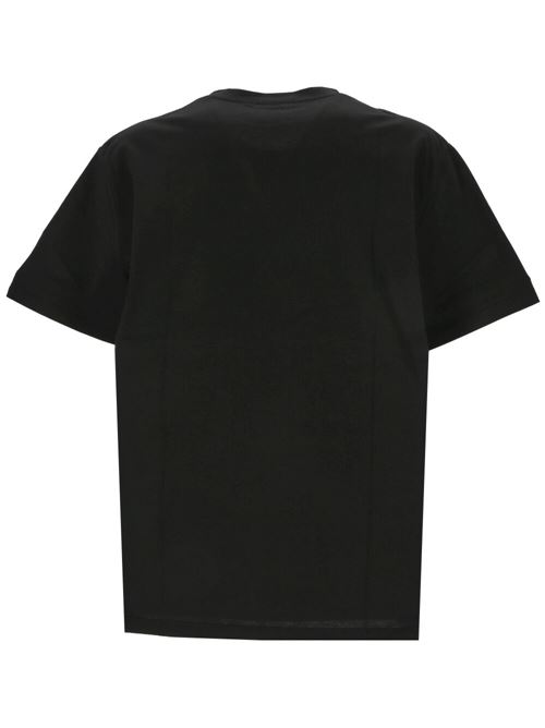 Black floreal tshirt Balmain | CH0EG000GD51EAB