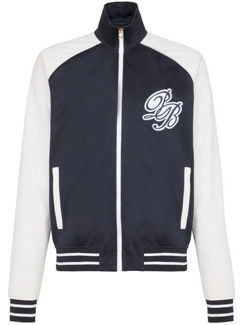 Men's blue white jacket Balmain | CH0TF430JG70SLS