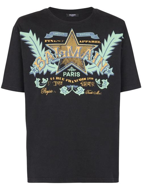 T-shirt uomo stampata Balmain | CH1EG000GD28EAH