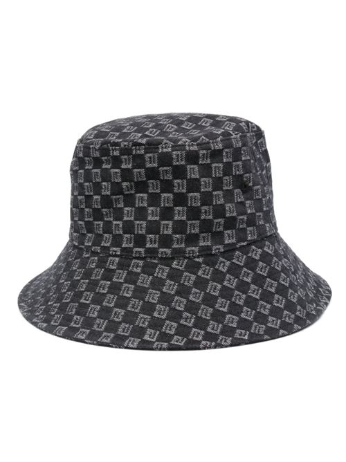 Cappello uomo nero e bianco Balmain | CH1XB090DE17EAB