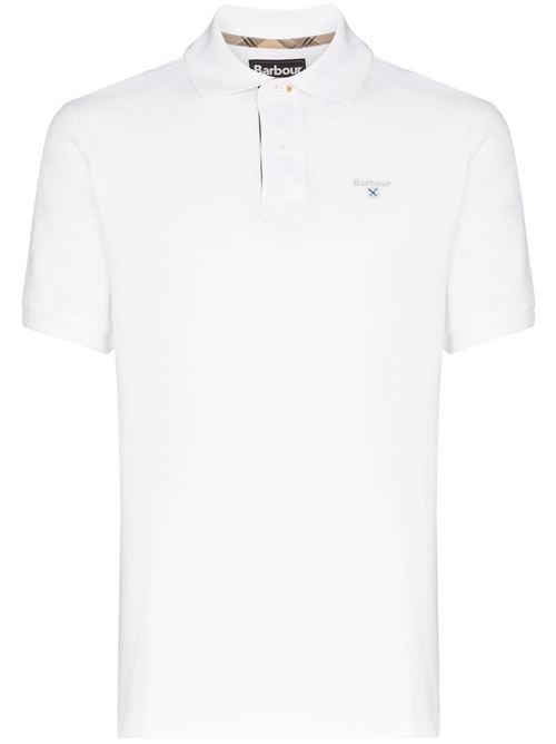 Barbour cotton-piqué polo shirt Barbour | MML0012MMLWH11