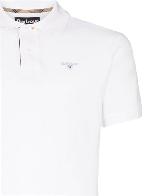 Barbour cotton-piqué polo shirt Barbour | MML0012MMLWH11