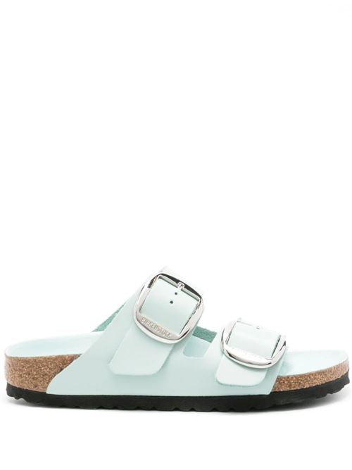 Arizona slide sandals in leather Birkenstock | 1026495GREEN