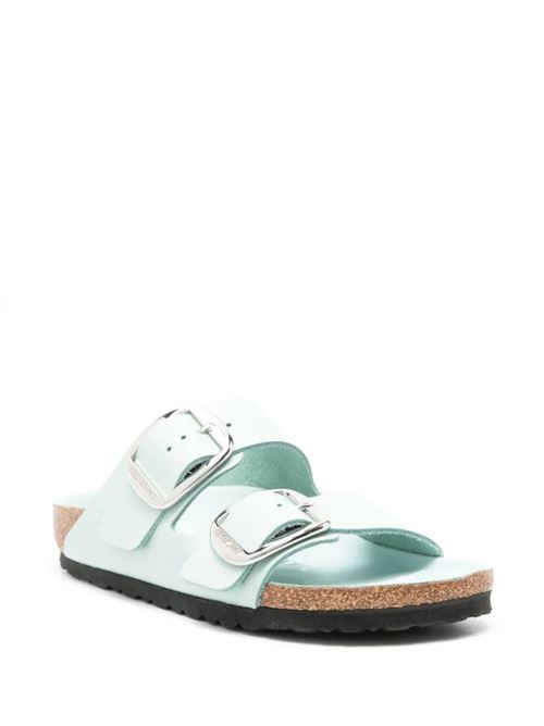 Arizona slide sandals in leather Birkenstock | 1026495GREEN