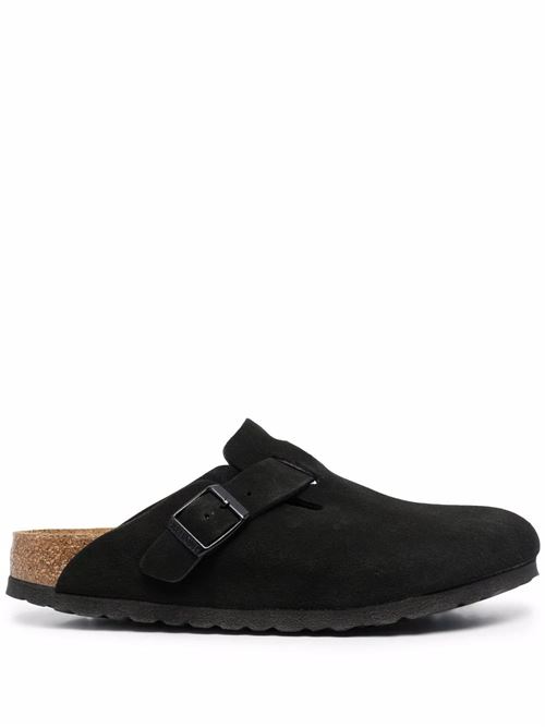 mules boston in suede Birkenstock | 660473BLACK