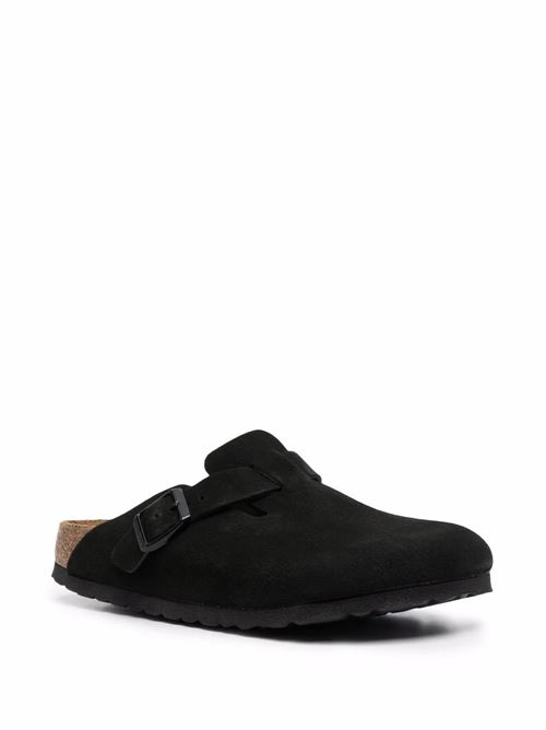 Boston mules in suede Birkenstock | 660473BLACK