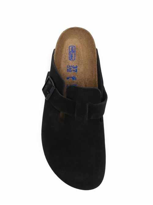 Boston mules in suede Birkenstock | 660473BLACK