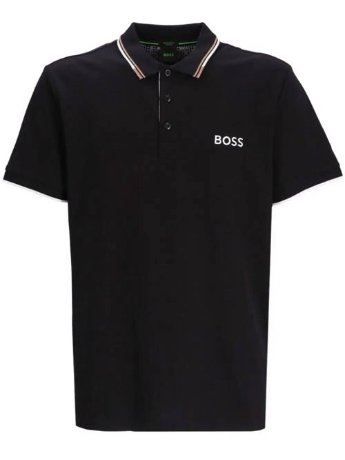 Black cotton t-shirt BOSS | 50469102002