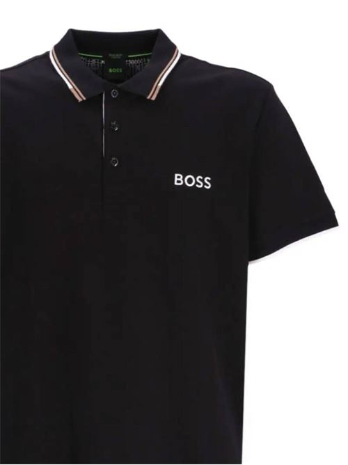 Black cotton t-shirt BOSS | 50469102002