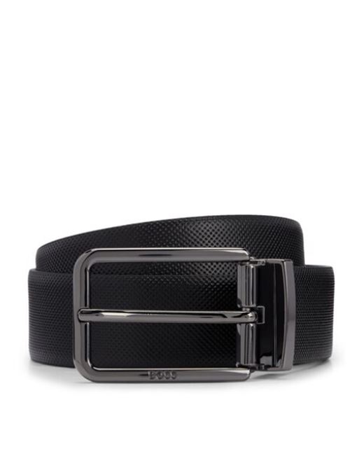 Black/gunmetal belt BOSS | 50491857004