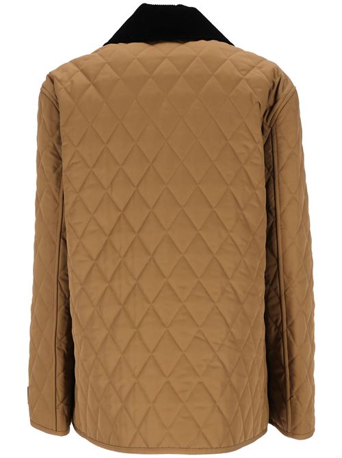 Camel brown diamond quilting jacket Burberry | 8065108X