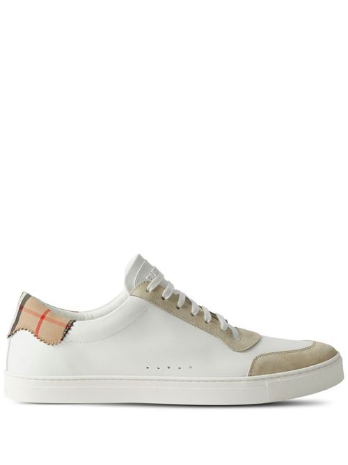 Sneaker in pelle con stampa Burberry | 8066468X