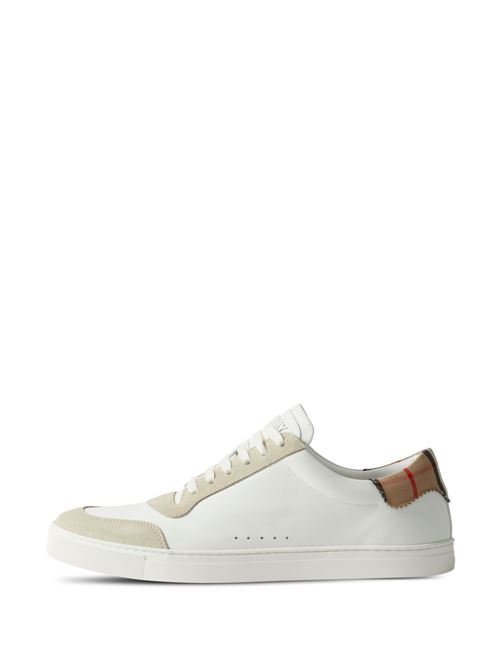 Sneaker in pelle con stampa Burberry | 8066468X