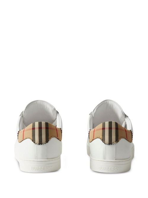 Sneaker in pelle con stampa Burberry | 8066468X