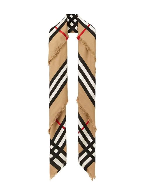 Scarf with logo woman Burberry | 8066960X