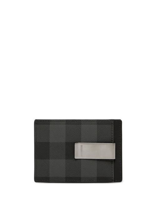 checked leather cardholder Burberry | 8070202X