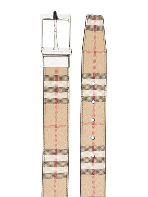 check-pattern engraved-logo belt Burberry | 8072333X