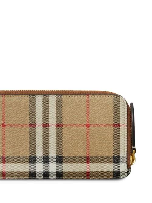 Vintage Check-pattern zipped wallet Burberry | 8073978X