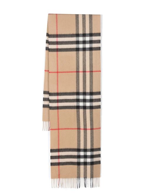 archive beige cashmere scarves Burberry | 8076576X