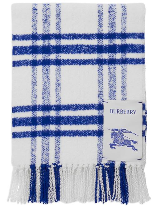 logo-patch checked wool scarf Burberry | 8079267X