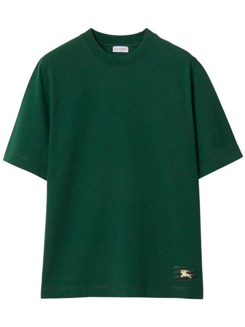 emerald green cotton jersey texture Burberry | 8079884X