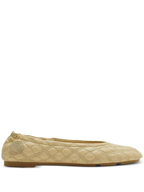 beige lambskin quilted slip-on style Burberry | 8080382X