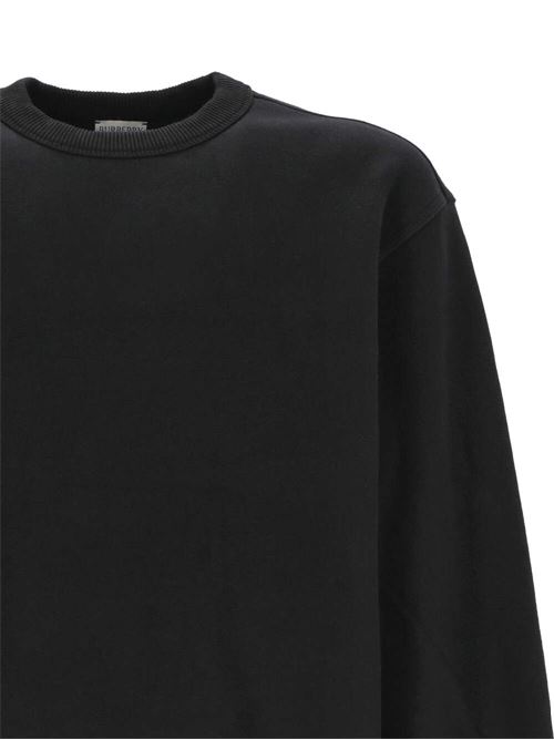 Black EKD sweatshirt with application for men Burberry | 8082093X