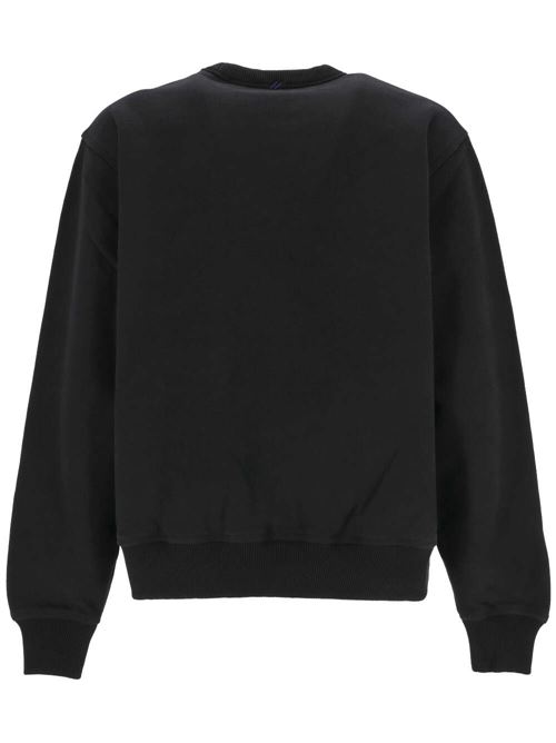 Black EKD sweatshirt with application for men Burberry | 8082093X