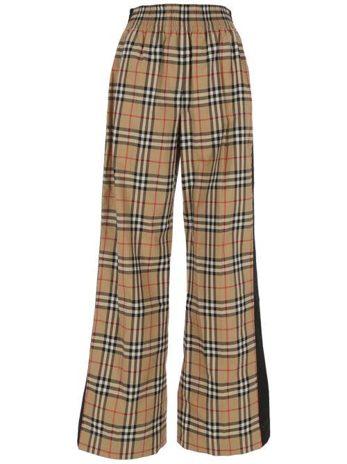 Women's straight plaid pants Burberry | 8083148X