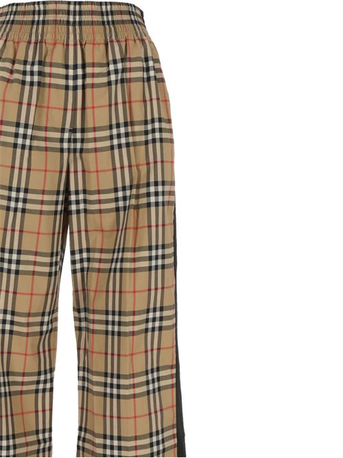 Women's straight plaid pants Burberry | 8083148X