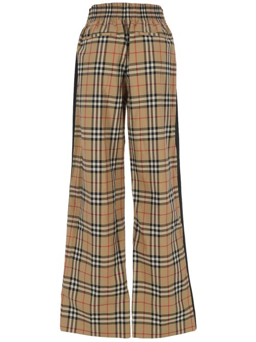 Women's straight plaid pants Burberry | 8083148X