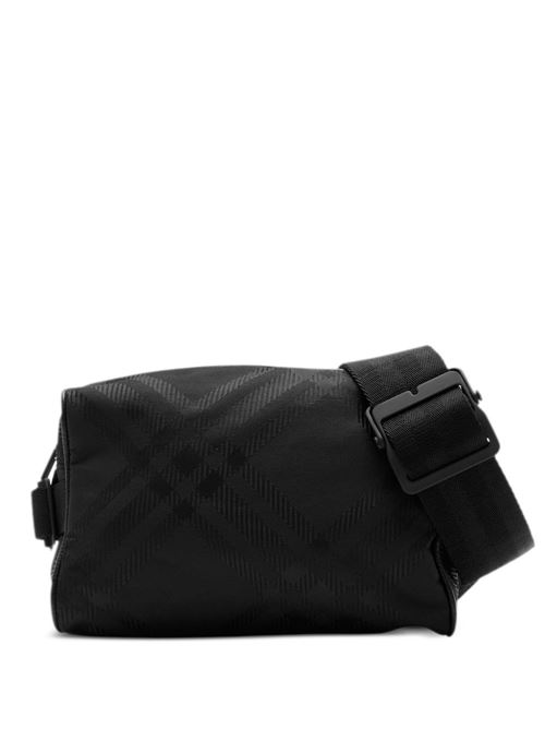 Black check pattern bag BURBERRY | 8083446X