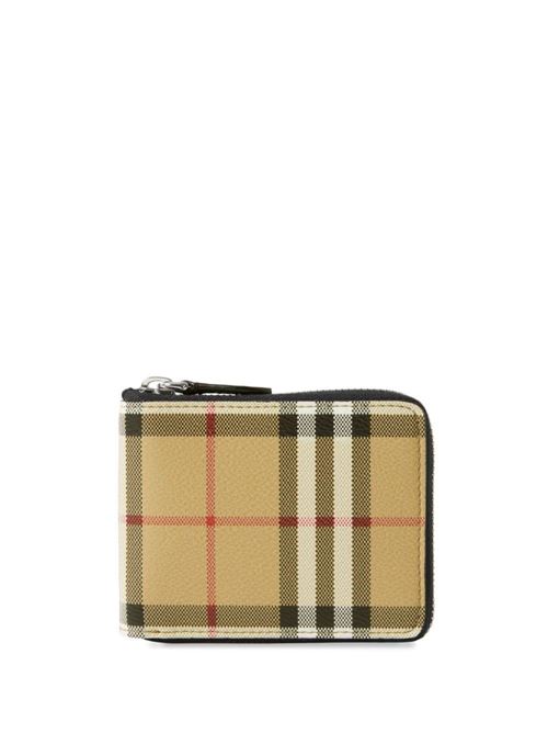 Checked zip wallet. Burberry | 8084171X