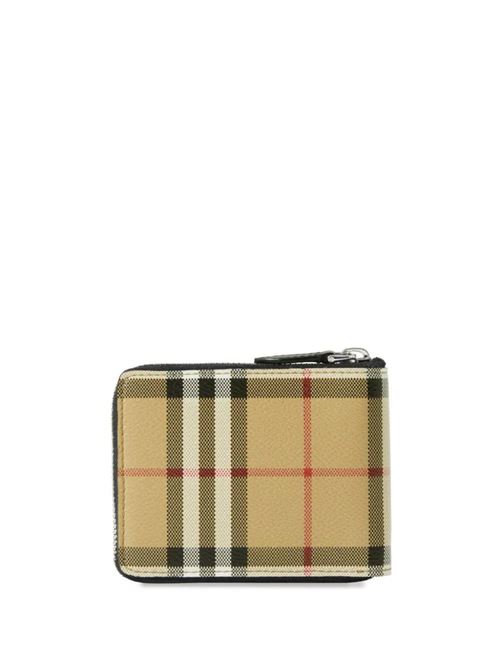 Checked zip wallet. Burberry | 8084171X