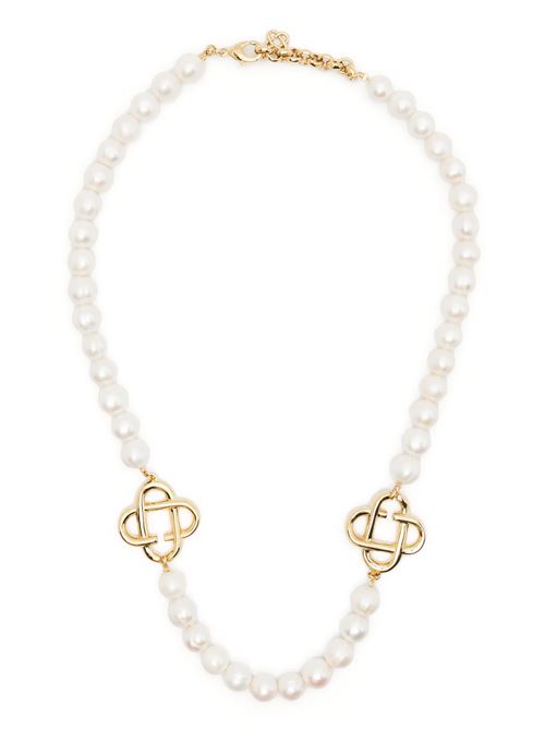 Collana con dettagli perle Casablanca | JW08501GOLD/PEARL