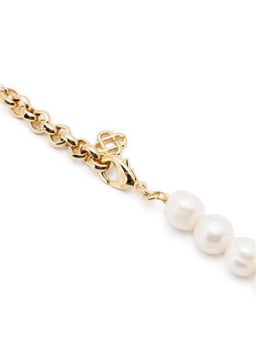 Gold-tone/ivory collar Casablanca | JW08501GOLD/PEARL