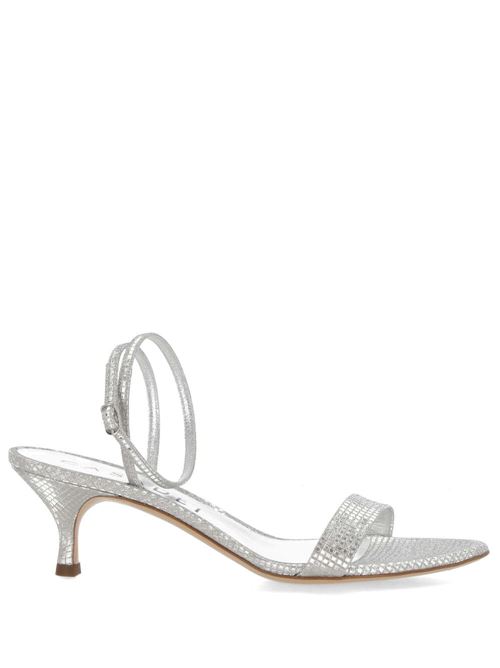 Silver-tone calf leather sandals Casadei | 1L073V0501DIADE9700