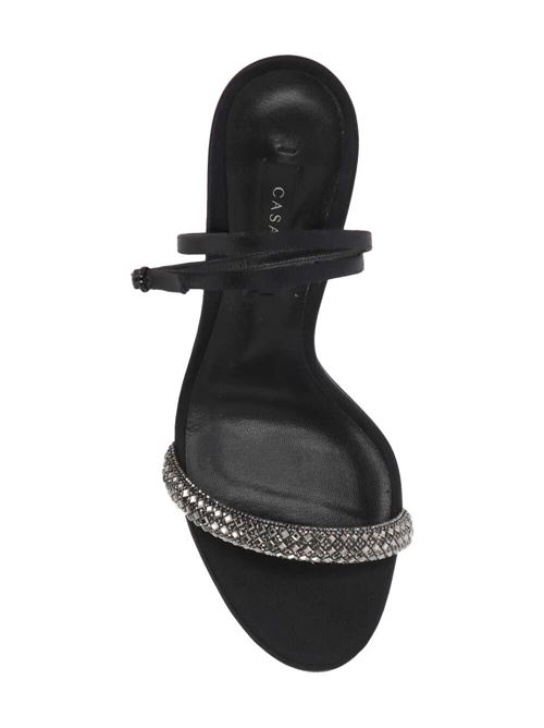 Black satin sandals Casadei | 1L189X0801C2293B172