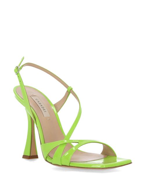 Fluorescent green calf sandals Casadei | 1L204X1001TIFFA6501