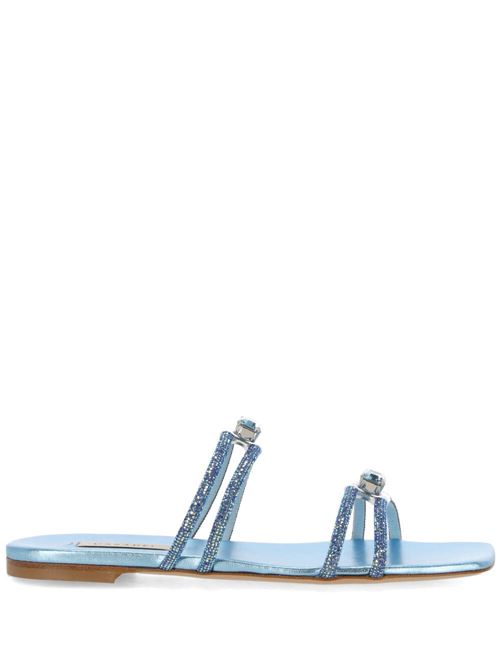 Sandali in pelle di vitello blu Casadei | 1M326X0001C23346301