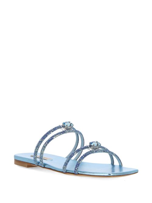 Sandali in pelle di vitello blu Casadei | 1M326X0001C23346301