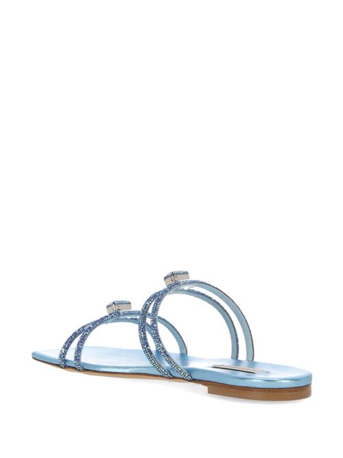 Sandali in pelle di vitello blu Casadei | 1M326X0001C23346301