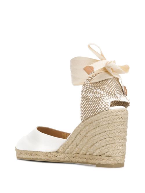 Espadrillas Carina bianche con zeppa Castaner | 020962200