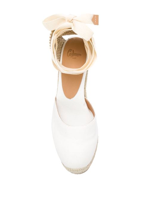 White Carina espadrilles with wedge Castaner | 020962200